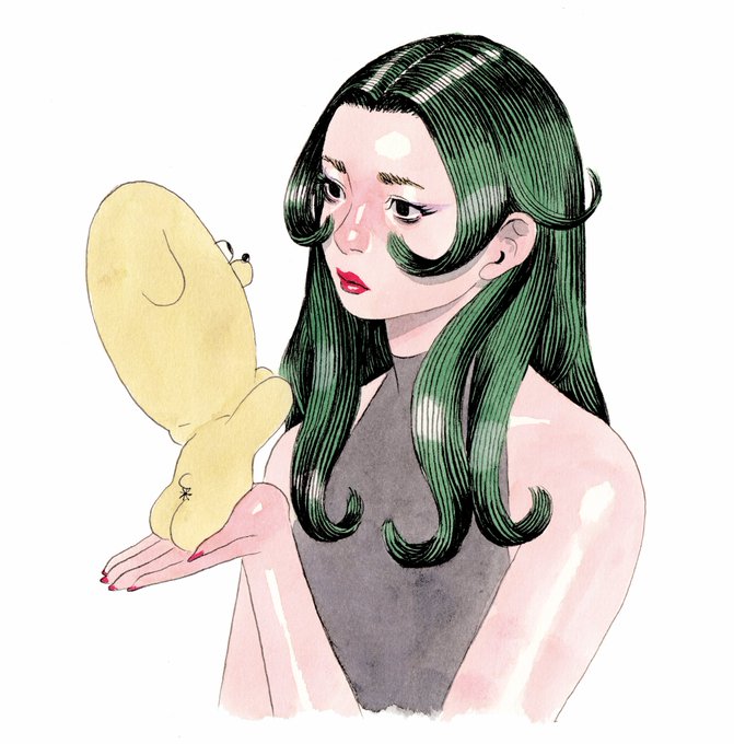 「bare shoulders makeup」 illustration images(Latest)