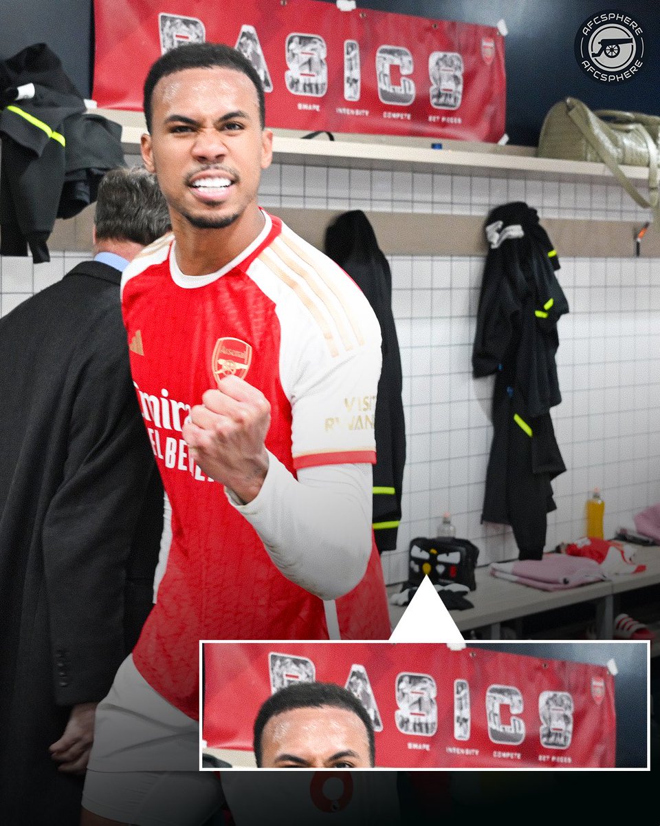 If you look at this photo, you can see that Mikel Arteta has stuck Arsenal related posters in the away dressing room’s. It’s the small changes  that make big difference’s. Mentality Monster’s. 😤💪