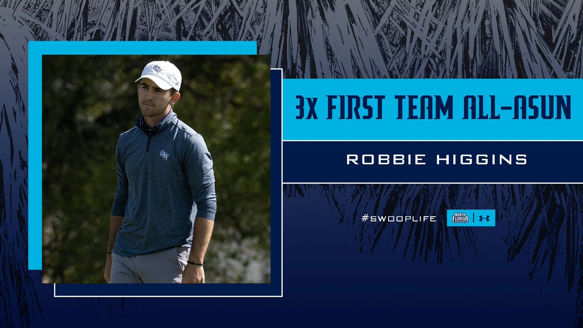 OspreyMGolf's tweet photo. Nick Gabrelcik brings home fourth-career ASUN Golfer of the Year honor, leading four Ospreys that garnered ASUN recognition!

⛳️ Nick - 4x Golfer of the Year, 1st Team
⛳️ Robbie - 3x 1st Team
⛳️ Andrew - 2nd Team
⛳️ Chase - All-Freshman

🗞️ https://t.co/M2xk939reX

#BirdiesOfPrey https://t.co/YBqckRlpNx