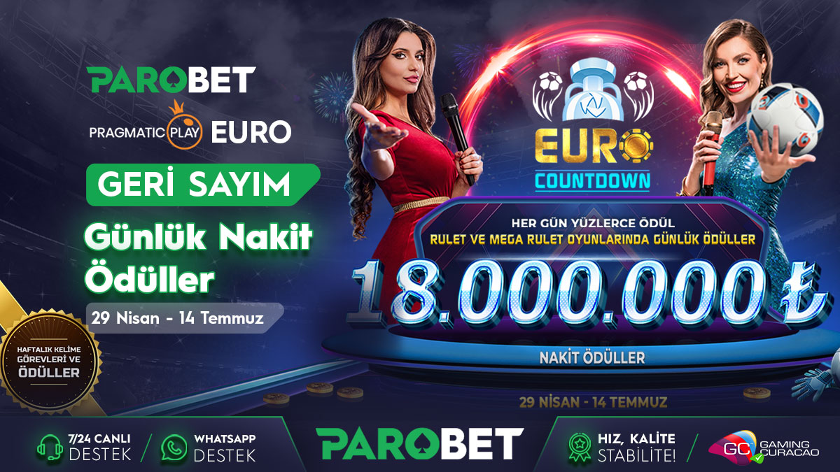 💪#TrendGroup 'ta 18.000.000TL Ödüllü Pragmatic Play' in Euro - Geri Sayım Promosyonu Başladı👌

🟩 29 Nisan - 2 Haziran Tarihleri Arasında Seçili Pragmatic Play  Rulet ve Mega Rulet Oyun Masalarında Oyna , Günlük ve Haftalık Nakit Ödüllerin Sahibi Ol‼️

🎯t.ly/parogir