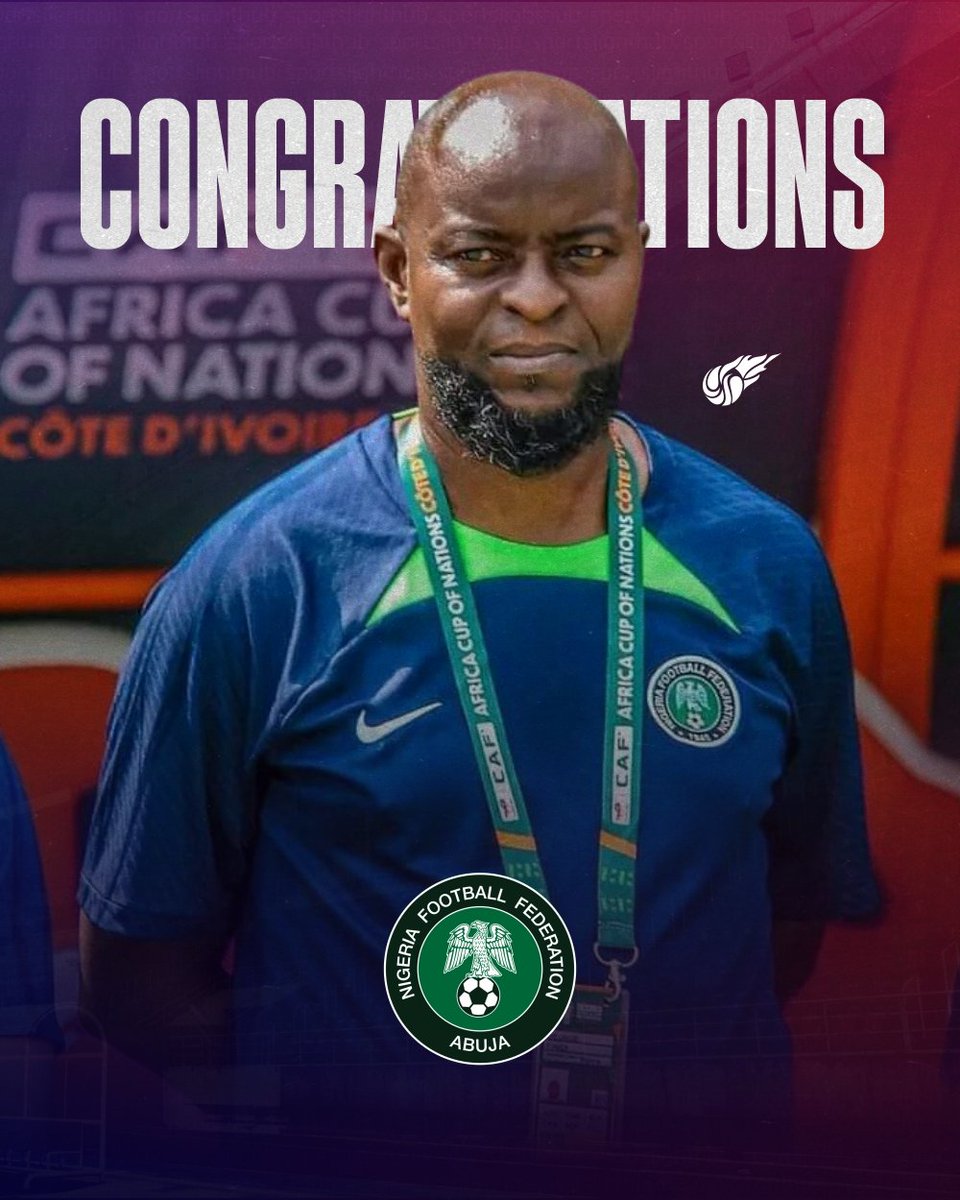 Congratulations to Finidi George on his appointment as Super Eagles head coach! 🇳🇬

#SuperEagle
#SportsLightHub