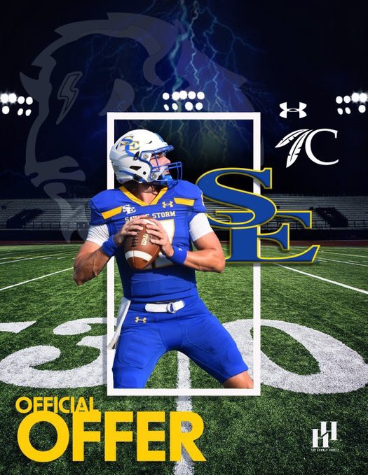 #AGTG I am blessed and thankful to have received my 1st offer from Southeastern Oklahoma State University! @TroyParker_11 @LHSFball @CoachStuJohnson @modle1112