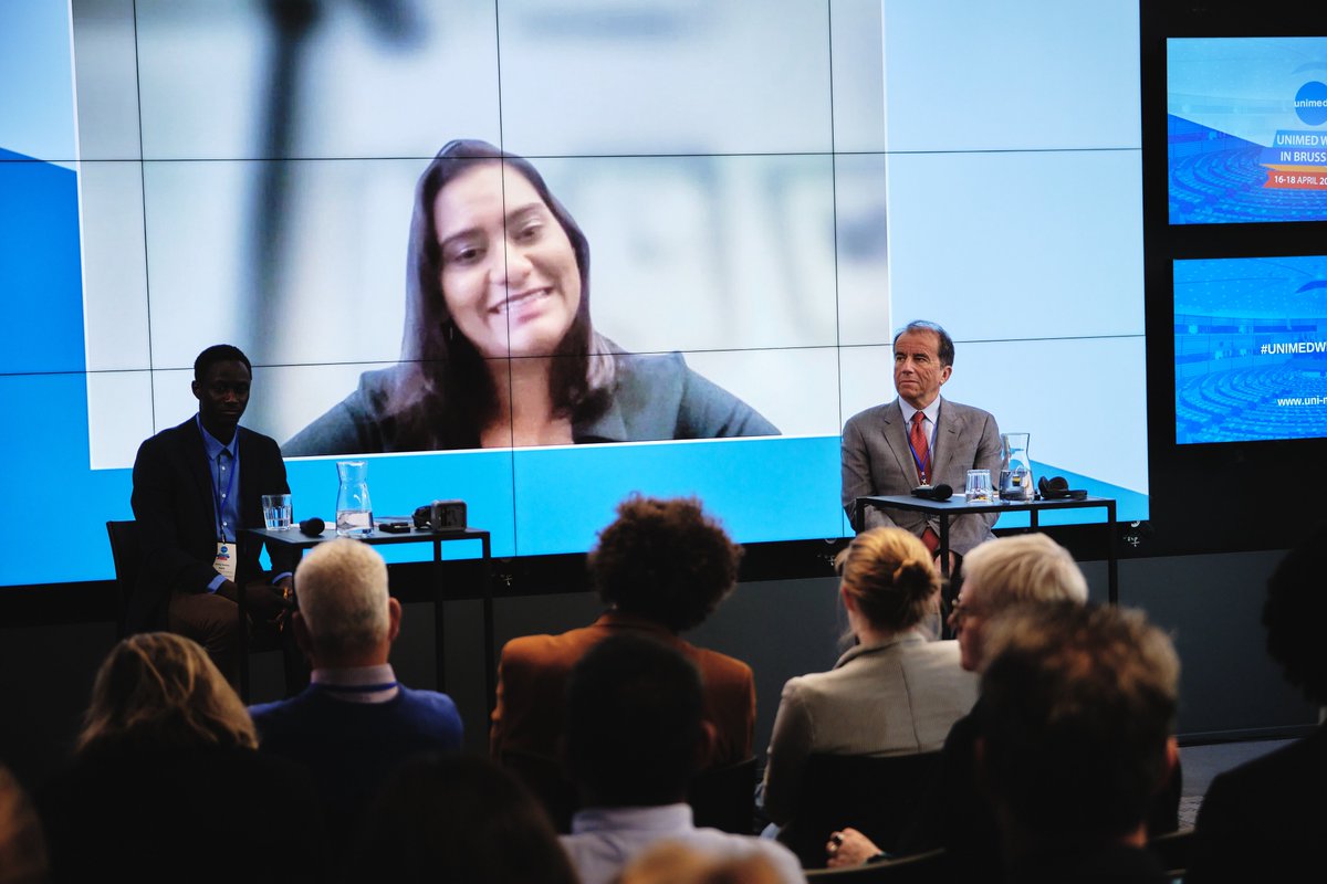 🎙On the margins of the 8th UNIMED week, we convened experts to contribute to the topic of Africa-European partnership in education and research. ⚙️Our panelists focused on exploring opportunities for knowledge-led innovation and investments that can foster a win-win partnership…