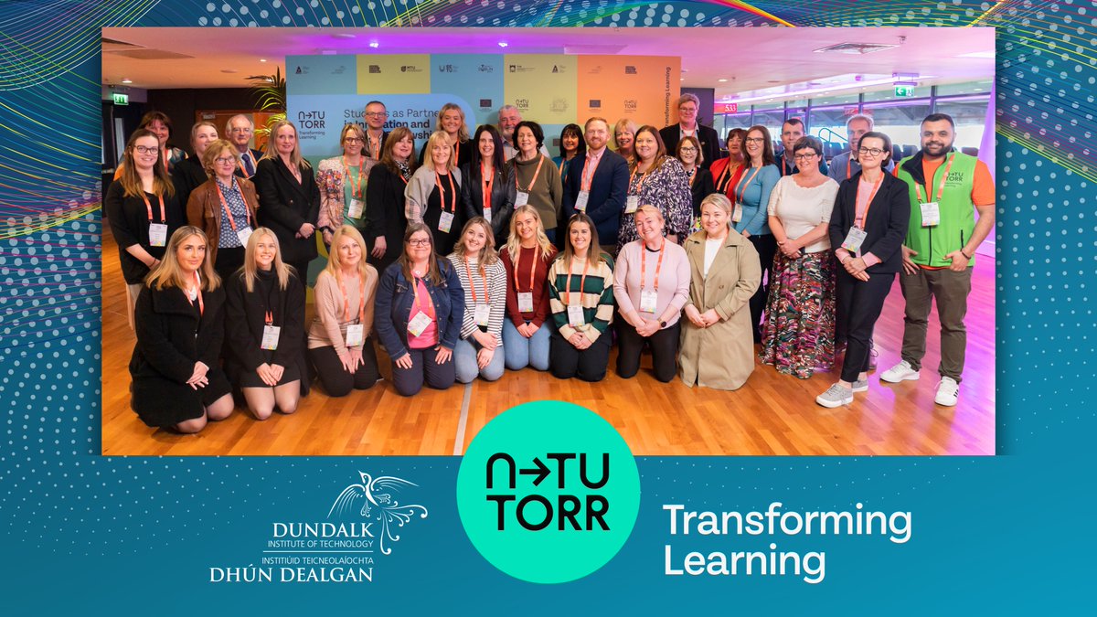 Great to see such a wonderful <a href="/DkIT_ie/">DkIT</a> turnout at the recent <a href="/ntutorr/">N-TUTORR</a> conference and showcase event held in Croke Park. Thanks to all students and staff who attended, and to those involved in organising👏. 
This is certainly the start of something very special.
#NextGenerationEU