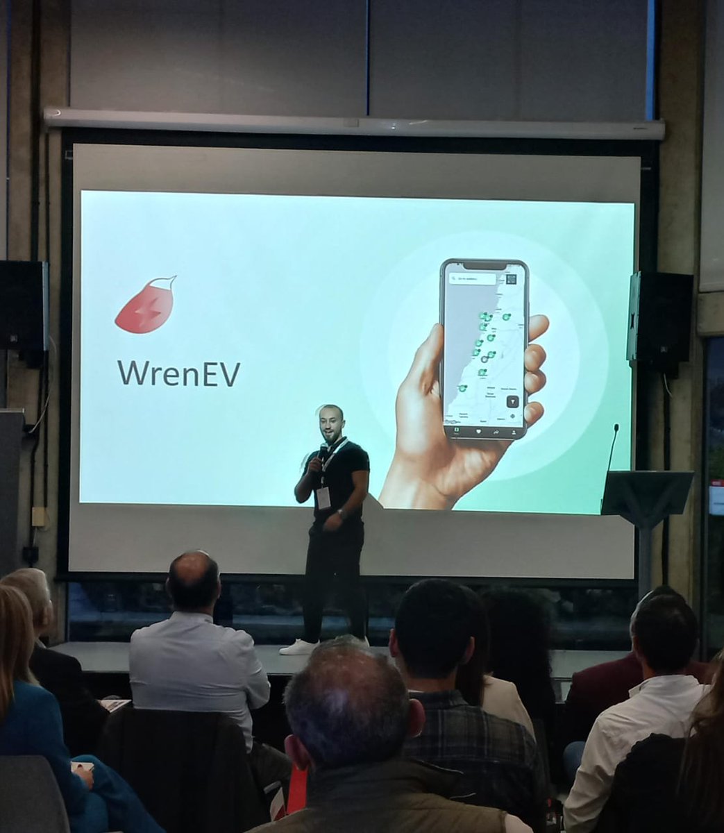 Please welcome “Wrenev,” which is poised to electrify the stage with its innovative Charging Management Software for electric vehicles, paving the way for a sustainable and connected future. #AUB #BDD #Innovation #iPark #demoday2024 #EnergyTech