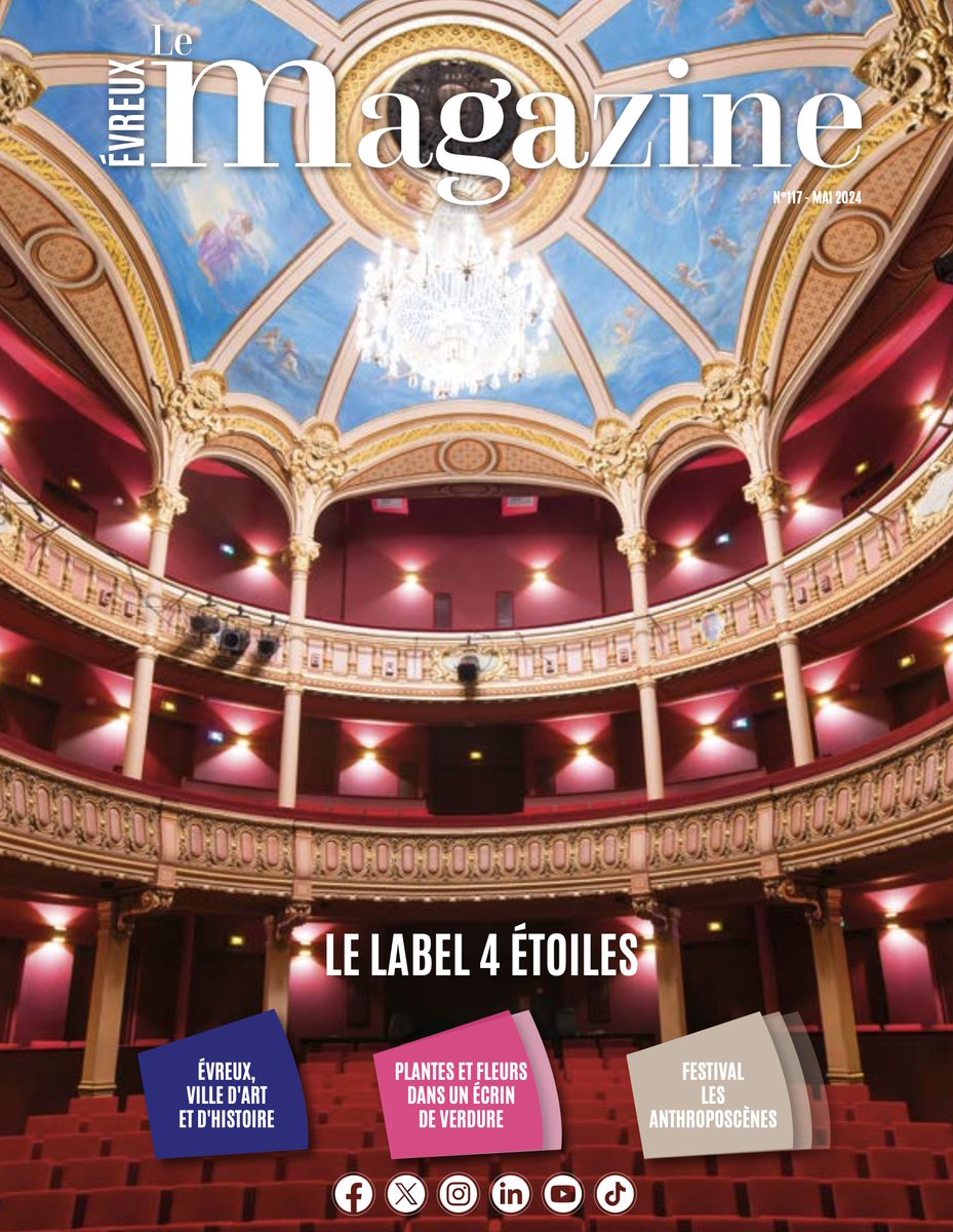 [LE MAG]

Le Magazine d’Évreux du mois de mai 2024 est en ligne, également disponible en version audio : evreux.fr/la-mairie/le-m…
➡️ À lire : calameo.com/read/005260529…

Bonne lecture ! 🗞️