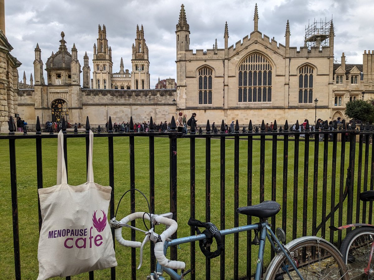 Where (else) was the Menopause Cafe bag today? Would you like to sport a menopause cafe bag, to help us make menopause part of everyday conversation? #MysteryLocation