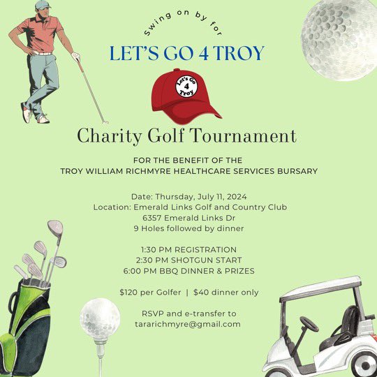 Swing into action for a great cause!🏌🏿‍♂️Join us on July 11th for our inaugural golf tournament and let’s make this round count!