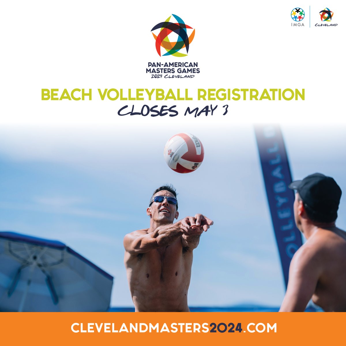 Serve’s up! 🏐🏝 Beach volleyball is the perfect sport to host in Cleveland for the Pan-American Masters Games! The city’s proximity to the water and sandy beaches makes it a prime spot for this popular outdoor sport. Get your squad together and register today:…