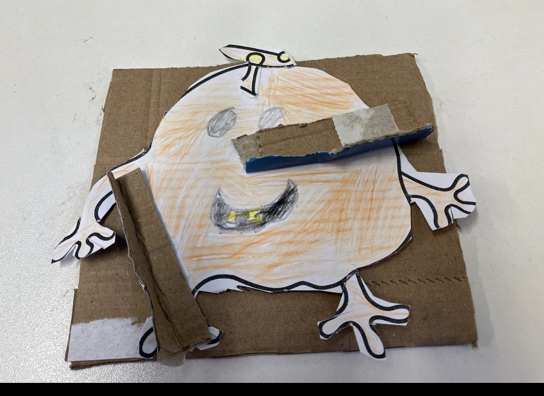 Prototype of a Pip and Pap themed Marble Run, designed by one of our Y2 students in their DT session - we love how much @PipPapPhonics inspires our pupils and can't wait to see the finished product! 🧡🧡