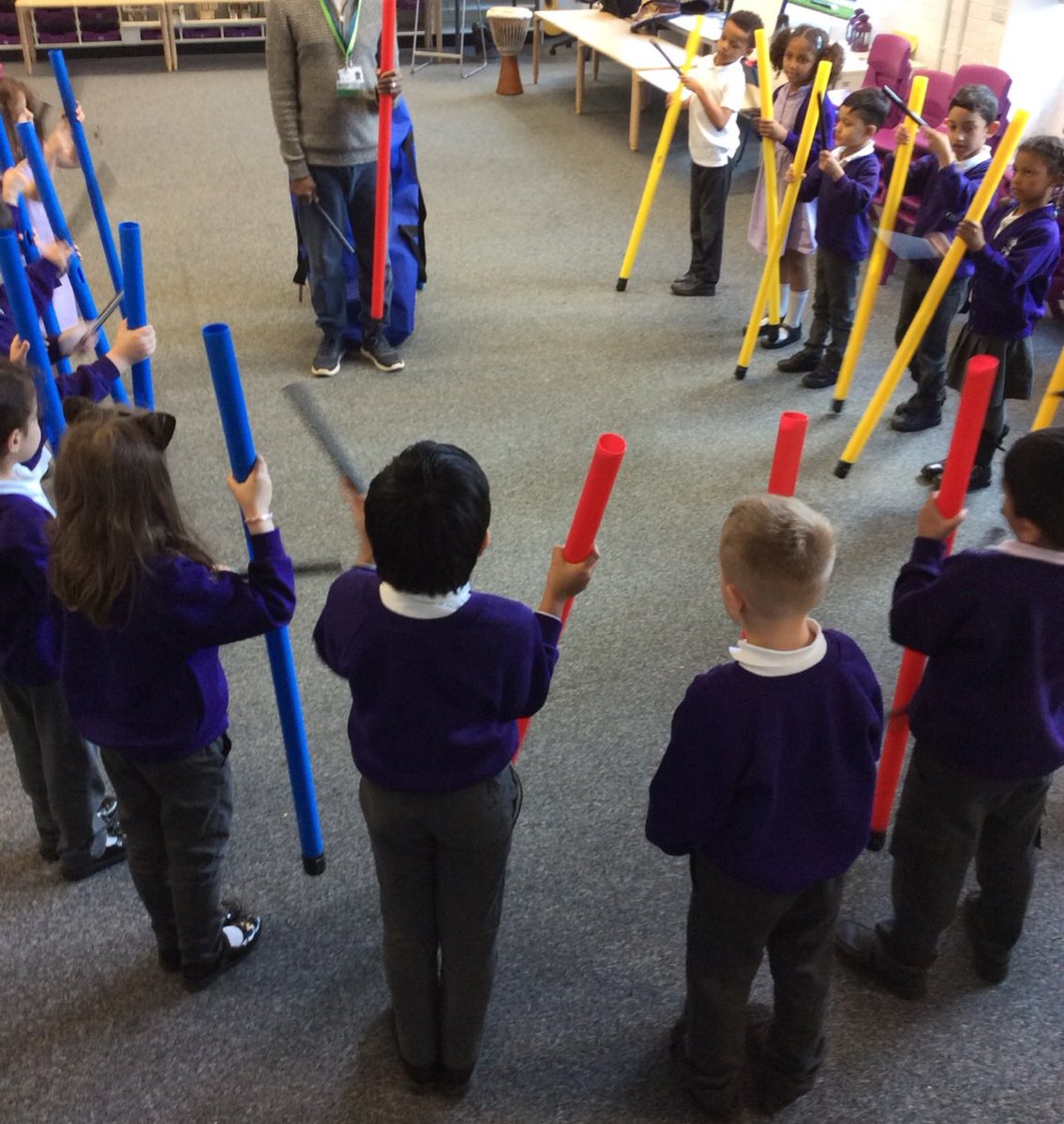 🎶 Cherry Class are hitting all the right notes this half-term! 🎵 From decoding musical notation to mastering Tamboo Bamboos, our pupils are harmonising with simple rhythms and unleashing their musical talents. #MusicEducation @thesteptrust