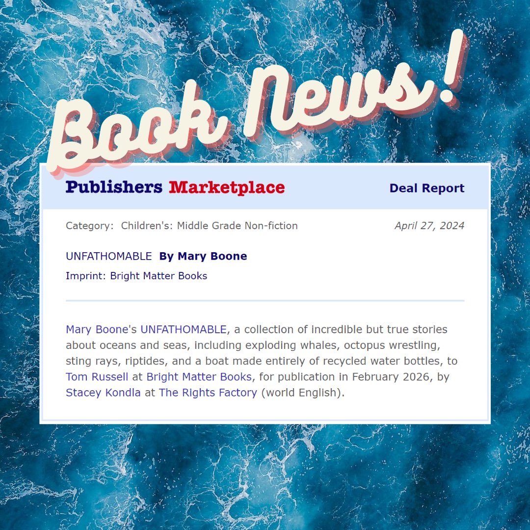 I have been sitting on this news for a while, and I can’t wait to share these jaw-dropping stories with readers! Thanks to my agent @StaceyKondla for believing in this project and to editor Tom Russell for sharing my nerdy vision. #NonFiction #middlegrade #WriterCommunity