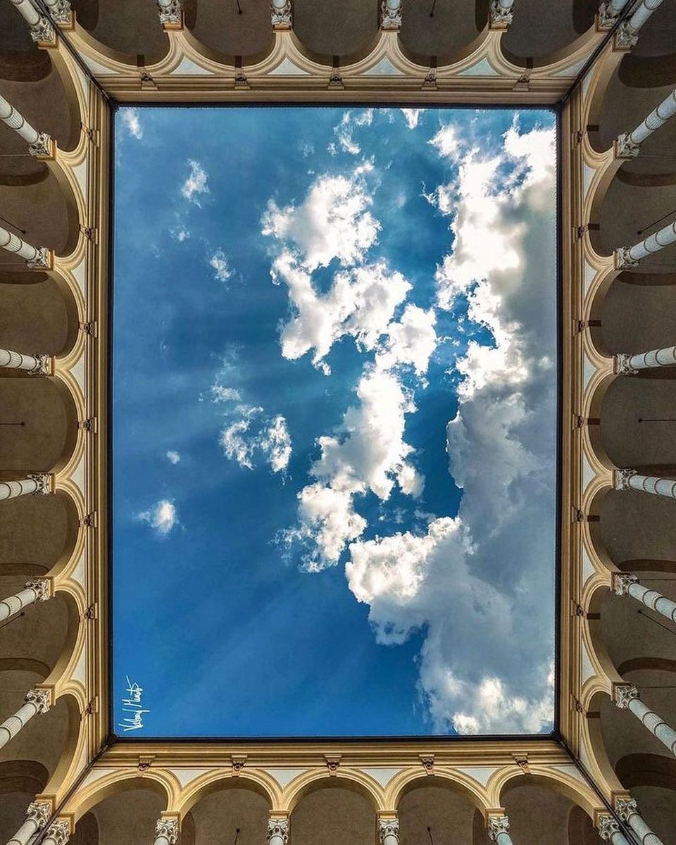 14. The sky in a room Rectorate's Courtyard, Turin