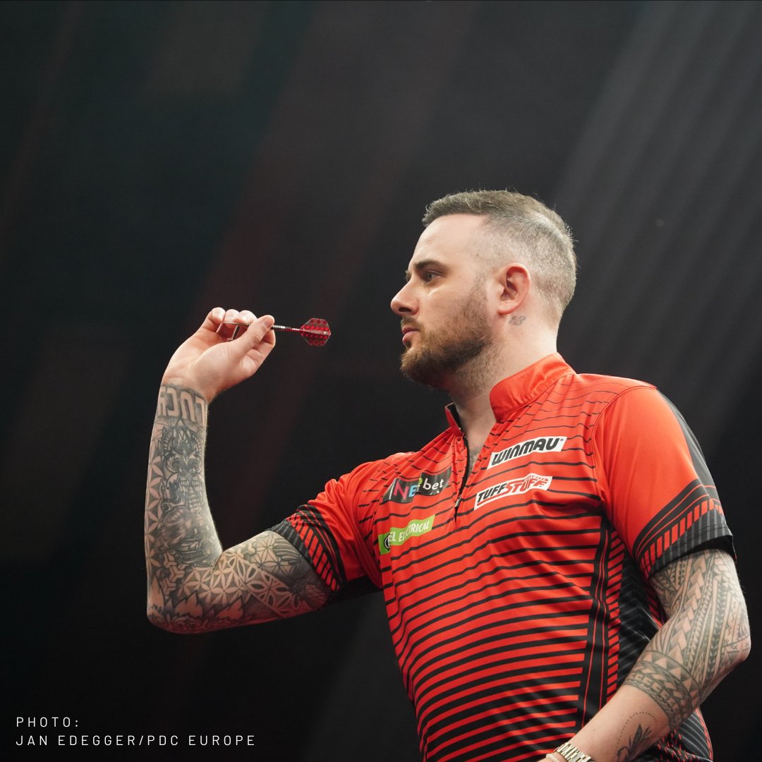 🎯| Joe Cullen produced his best average to defeat Gian van Veen in the Quarter Finals of the Austrian Darts Open. Both players scored above 103 with The Rockstar averaging the higher of 104.49 in a 6-3 victory in Graz.