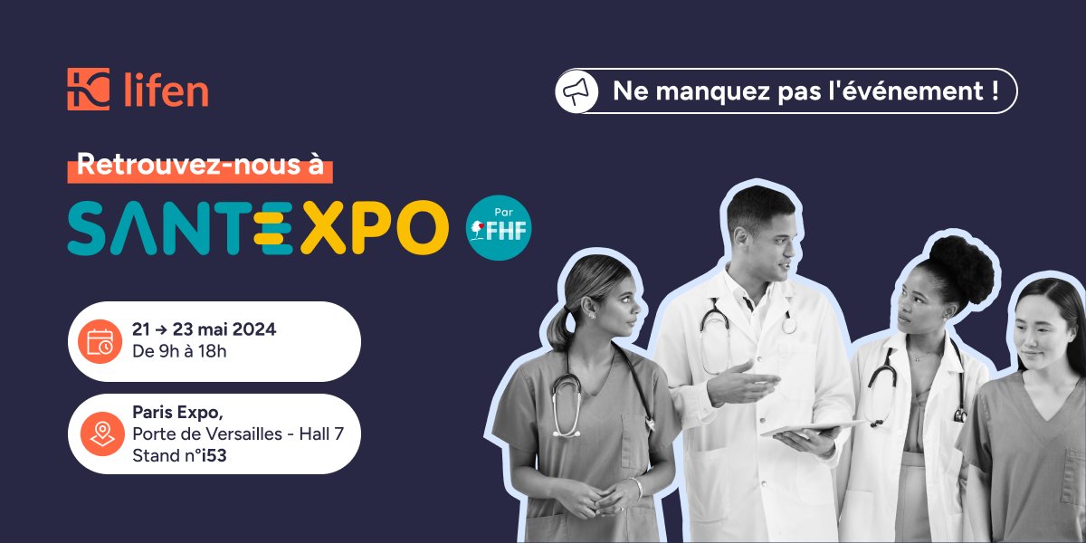 Tic-tac! Plus que quelques semaines avant SantExpo 2024 📢 
Retrouvez-nous du 21 au 23 mai 2024 à Paris Expo, Porte de Versailles, au stand n°i53. Découvrez nos solutions innovantes et assistez à diverses agoras &amp; prises de parole. 

Je prends rendez-vous: eu1.hubs.ly/H08SDbH0