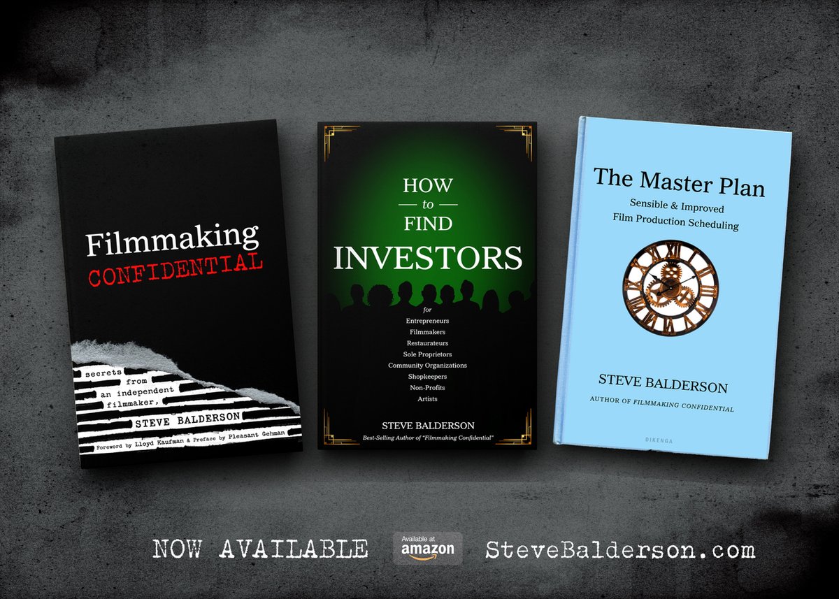Essential reading for any #entrepreneur or #filmmaker (link in bio). Even though the books are rooted in filmmaking, a lot of the lessons and tools are useful for any entrepreneur or artist. #indiefilm #filmmaking #money #investors #filmfinance #howto #best-selling #books