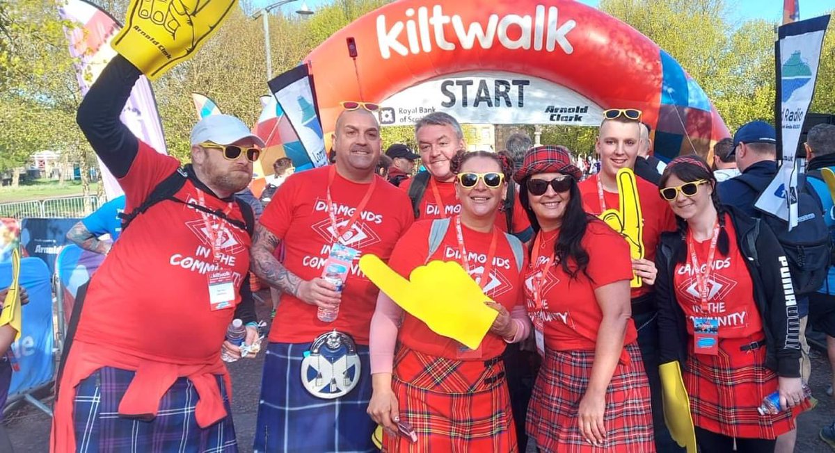 Everyone at DITC is still buzzing after another incredible Glasgow KiltWalk. Theres lots of stories to share, photos to show and thanks to be given but today we just wanted to say

❤❤❤
THANK YOU TO ALL
DITC KILTWALKERS
❤❤❤

@thekiltwalk