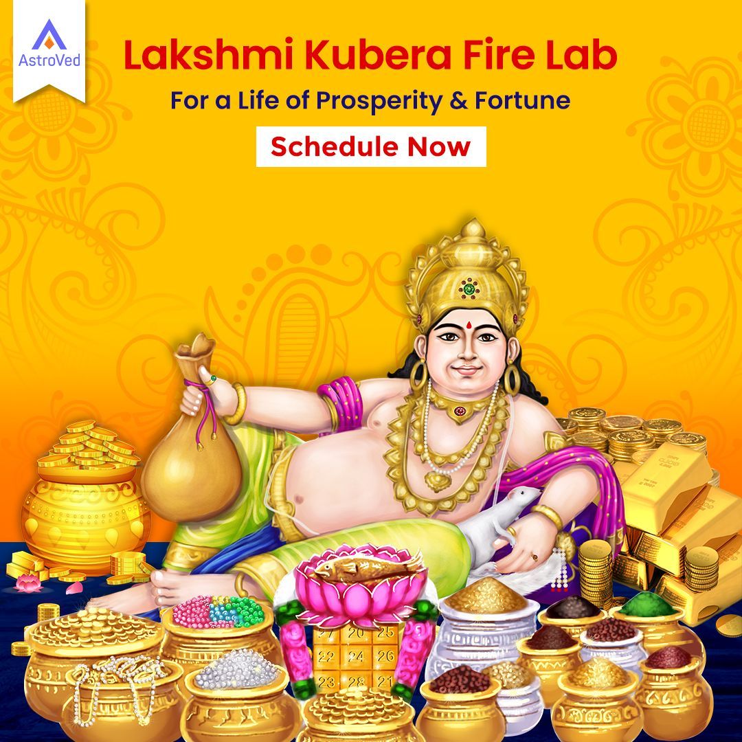 Unlock #Abundance with the #LakshmiKuberaFireLab. Invoke divine blessings of #Lakshmi & #Kubera for #FinancialWellbeing. Remove obstacles, attract growth & stability. bit.ly/49lBrV3

#AstroVed #VedicRitual #Prosperity