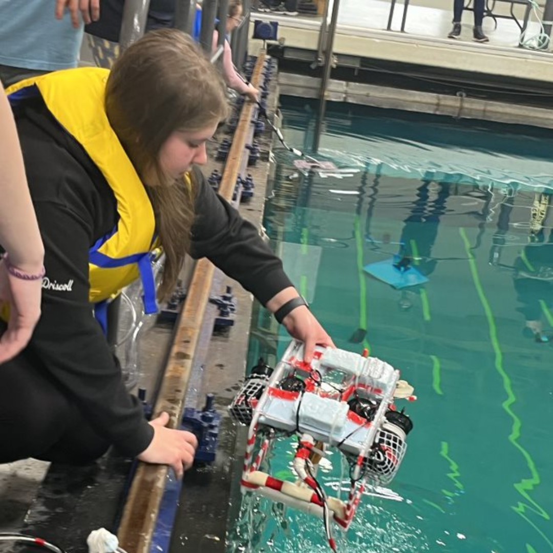 🌊 Explore the future of underwater discovery at the 2024 MATE ROV Competition <a href="/matecenter/">MATE ROV Competition | MATE II</a>! Join us on May 2 - 4, 2024 at the Marine Institute to see SCOUT and RANGER teams design ROVs and tackle tasks in MI's Flume Tank. Watch live: youtube.com/@materovnl #MATEROV #ROV