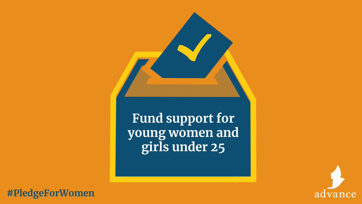 We’re asking all PCC and Mayoral candidates to commit to improving support and protection for women by signing up to our key pledges. Pledge #3 📣 Fund services for young women & girls Read our full list of pledges ➡️ ow.ly/Onry50RqXsq #localelections #pledgeforwomen