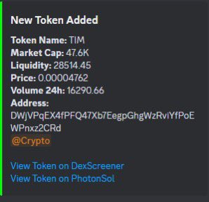 SniperSolAlerts's tweet photo. $TIM
Alerted at 50k, ATH at 19mil
380x 🎯 https://t.co/2A6f3MIS3V