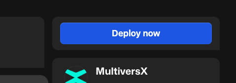 working on a cool new feature for @MultiversX smart contracts: Instant Deployments for Templates🔥

Select a contract from the public gallery, deploy, and interact with it in minutes – 0 dev skills needed!🤯

Hyper-automation. You'll only find this on #MultiversX