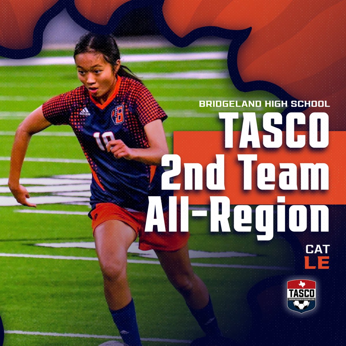 BridgelandGS's tweet photo. ❗️TASCO 2nd Team All-Region❗️
Congratulations, Cat 🐱!
#NEEE #BridgelandBest https://t.co/YvkrB4TdPV