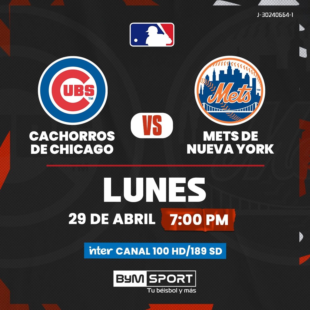 Con la misión de ganar para escalar al primer lugar de su división, @cachorros viajan este lunes a Nueva York, donde esperan @losmets. Disfruta el encuentro en vivo y HD por ByM Sport.

#TuBéisbolyMás