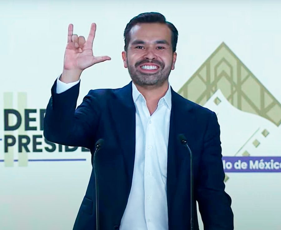 Mensaje de #MáynezPresidente para todo México: ¡I love you! 🤟🏼🧡🇲🇽