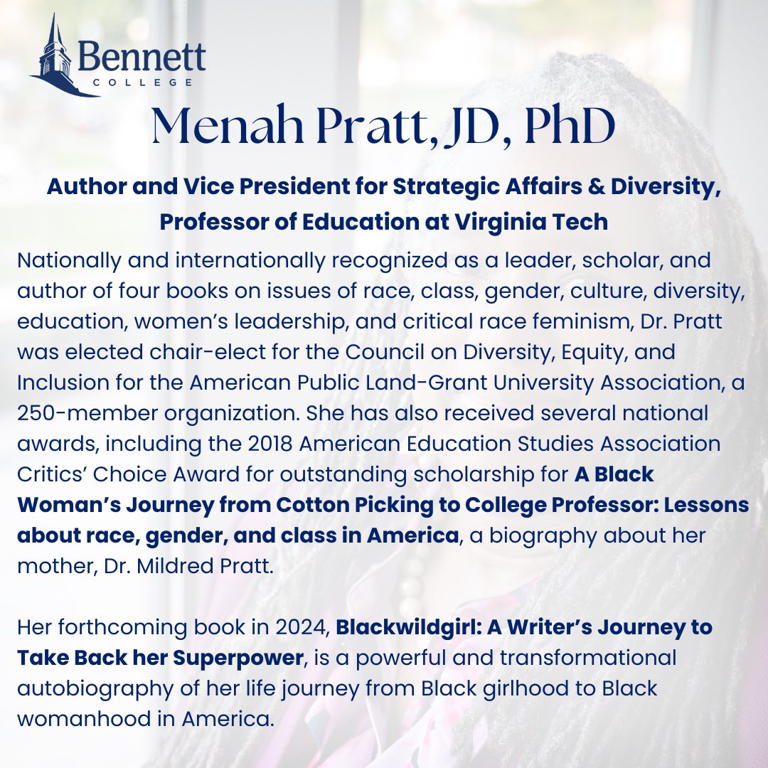 Celebrate the release of Blackwildgirl with our LiberateHER in Residence, author Menah Pratt, at her book talk & signing event! When? May 1, 2024 at 7 pm - 8:30 pm Where? Scuppernong Books, 304 S. Elm St., Greensboro, NC 27401 Learn more about Menah below!