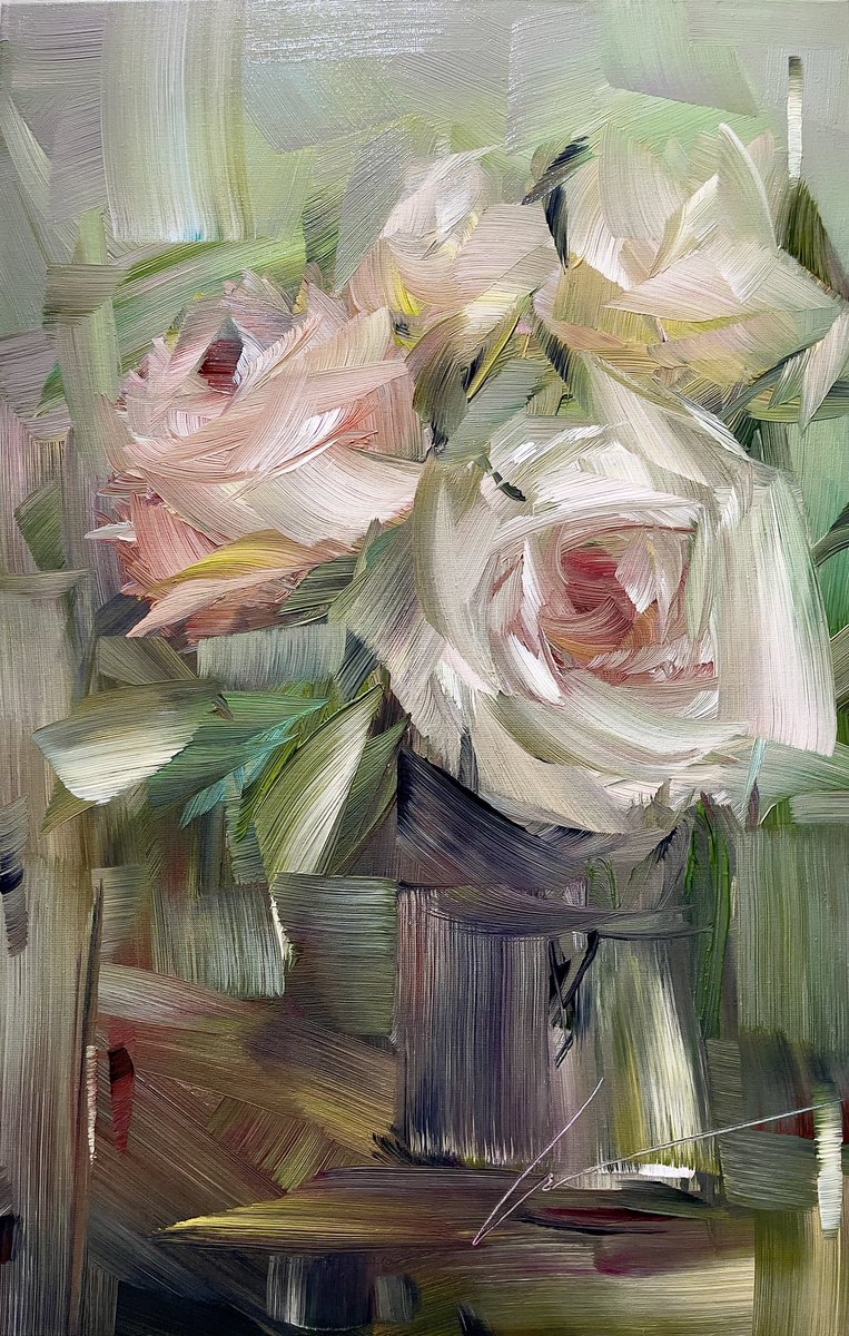vera_kober_art's tweet image. My roses painting