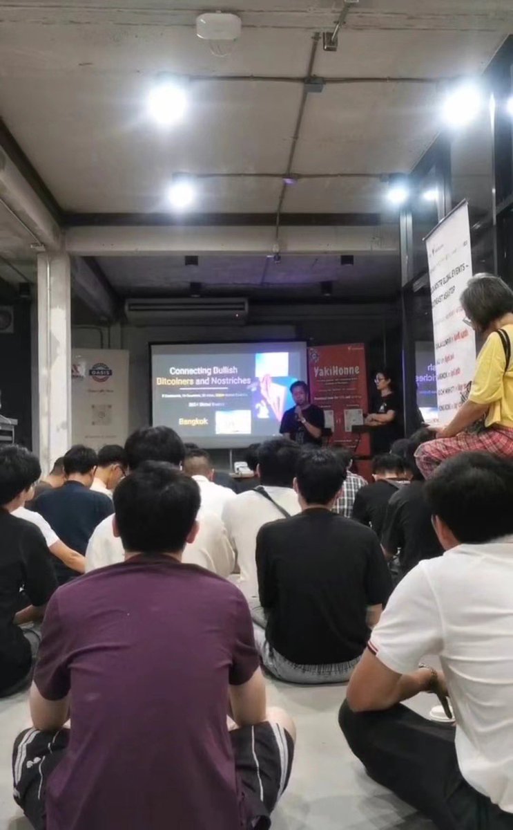 YakiHonne (@yakihonne) on Twitter photo ๐Thank you to all #Bitcoiners, #Nostriches and #Devs in #Bangkok for building decentralized media together.
Especially thanks <a href="/piriya/">Piriya โกSelf Hosted Person ๐</a> <a href="/RightShift_to/">Right Shift</a>๏ผSee you guys in Ho Chi Minh soon๏ผ๐ ๐Thank you to all #Bitcoiners, #Nostriches and #Devs in #Bangkok for building decentralized media together.
Especially thanks <a href="/piriya/">Piriya โกSelf Hosted Person ๐</a> <a href="/RightShift_to/">Right Shift</a>๏ผSee you guys in Ho Chi Minh soon๏ผ๐
