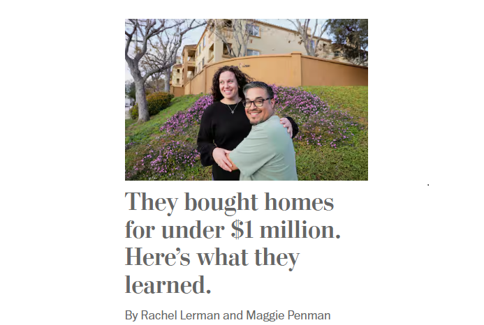 Gotta love the Washington Post trying to out-NYT the New York Times with laughably out-of-touch headlines. 'Can you believe these crazy people bought houses that cost *less* than a million dollars? Who knew such a thing was possible???'