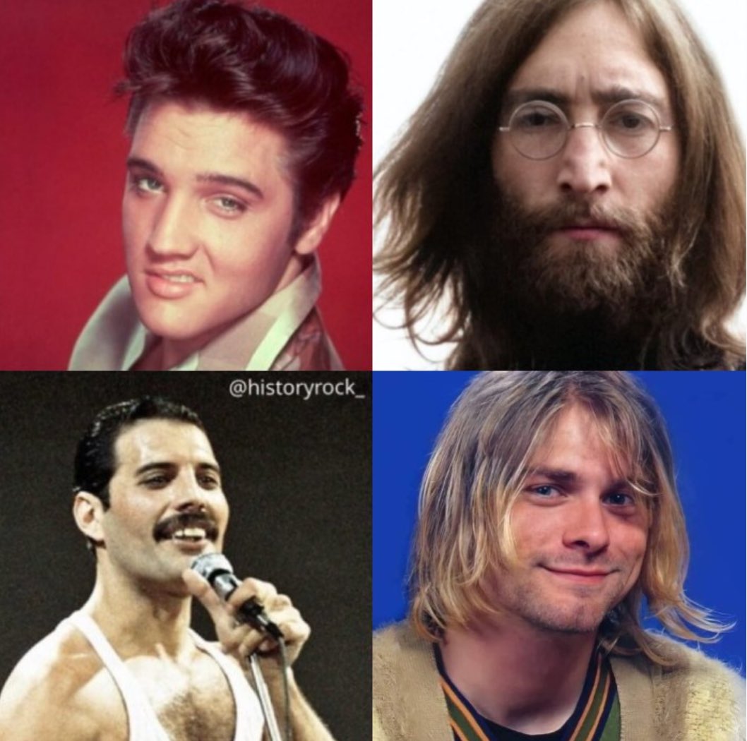 You can bring ONLY 1 back to LIFE.
Who? 👇🏻

- Elvis Presley
- John Lennon
- Freddie Mercury 
- Kurt Cobain