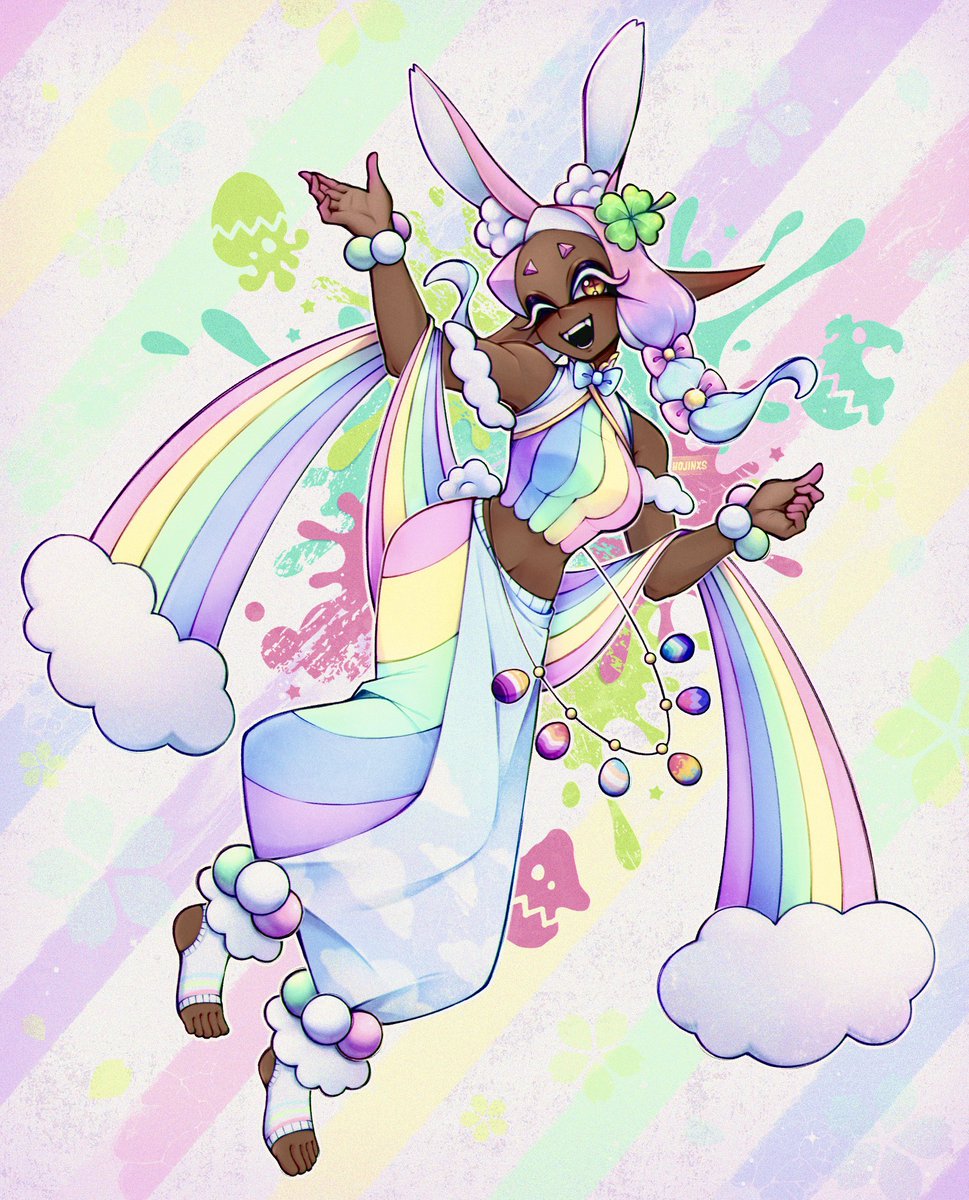 🌈 Rainbow Rabbit Frye! - #Splatoon3 #SpringFest
