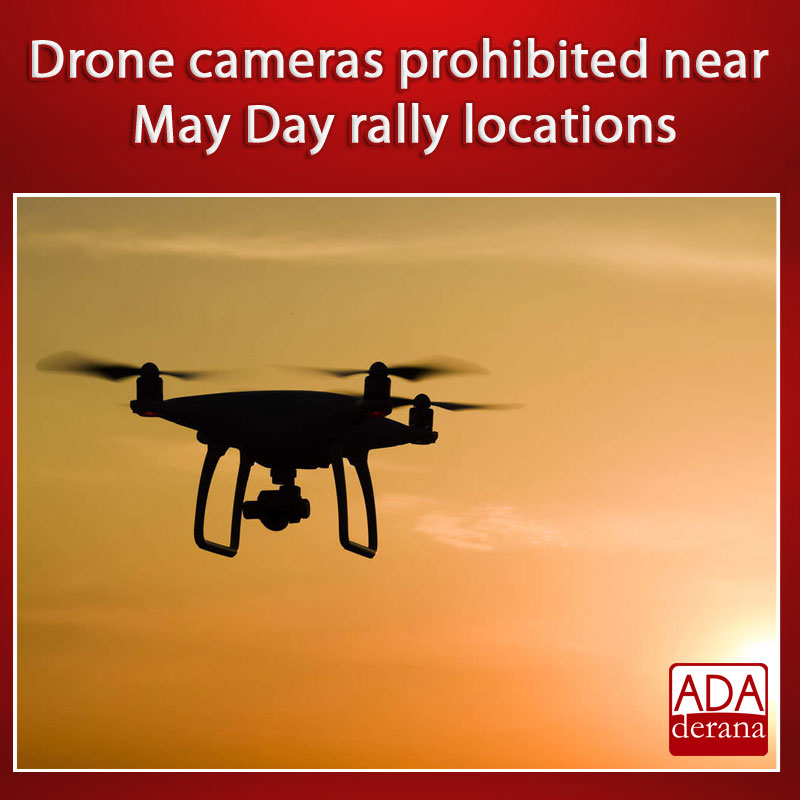 Drone cameras prohibited near May Day rally locations Read more: tinyurl.com/37y4mu6u #lka #srilanka #adaderana #AdaDeranaEnglish #Srilankannews #news #lanka #BreakingNews #SriLankaNews