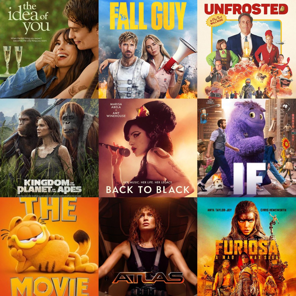 Movies we are excited to see in May! 🎬⭐️ May will see the release of some of this year’s most anticipated movies! Here are some big titles we can’t wait to see. Which ones are you looking forward to watching? ⬇️

⭐️ “The Idea of You” 
⭐️ “The Fall Guy” 
⭐️ “Unfrosted” 
⭐️