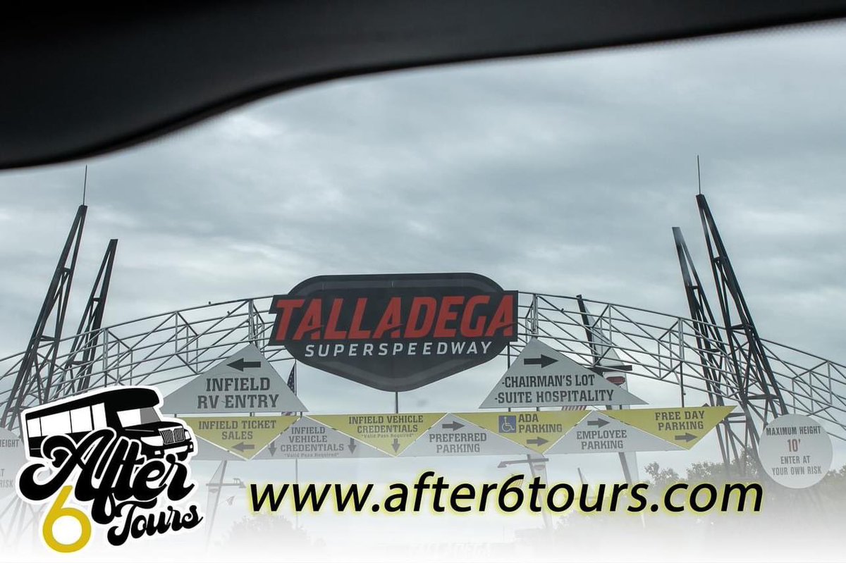 When the party bus pulls up to Talladega Speedway, you know it’s gonna be a wild ride! 🎉🏎️ 

🥳6️⃣🆙 after6tours.com ⬅️

 #talladegaspeedway #nascar #talladega #geico #talladegasupers #nascarinfield #talladegasuperspeedway #mandms #talladeganationalforest #nascarfoxsports
