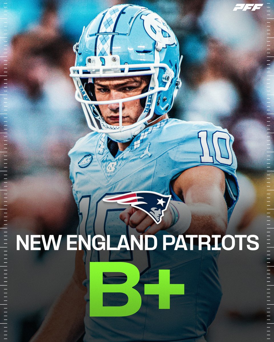 New England Patriots: 'B+' 2024 Draft Grade 📊 2nd among AFC East teams