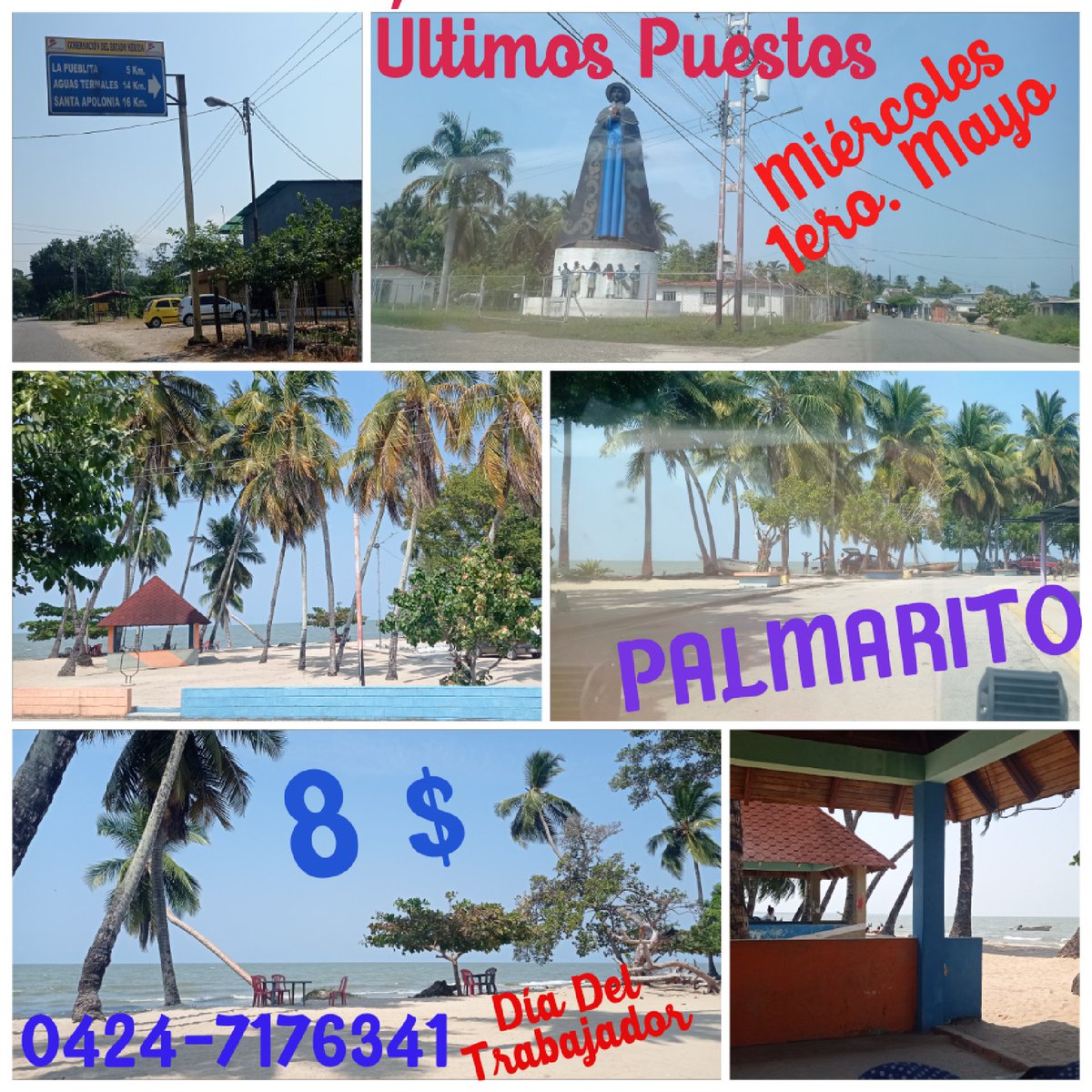 DainoroG's tweet photo. Pasado Mañana Nos Vamos Para PALMARITO A Celebrar El Día Del Trabajador, Será Un Miércoles Excelente Con La Bendición De Papá DIOS.
Aparta Los Pocos Puestos Q Quedan Al 0424-7176341 Porque Tu De Verdad Necesitas Estar Con Viajes Y Turísmo De Latina-Producción En PALMARITO  👙 🏖️ https://t.co/WPJSPPuHFe