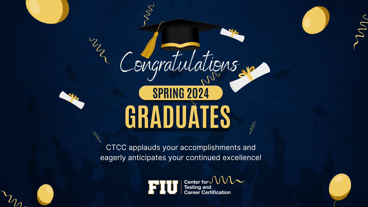 Congratulations to the outstanding spring 2024 graduates!
Paws up🐾
#FIUGrad2024 #GuadrationDay
