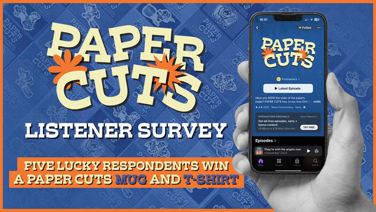 We want you to tell us what you think! It's time for our listener survey and five lucky winners will even get some merch. Visit forms.gle/x5sRoi7zqcHETF… to get started