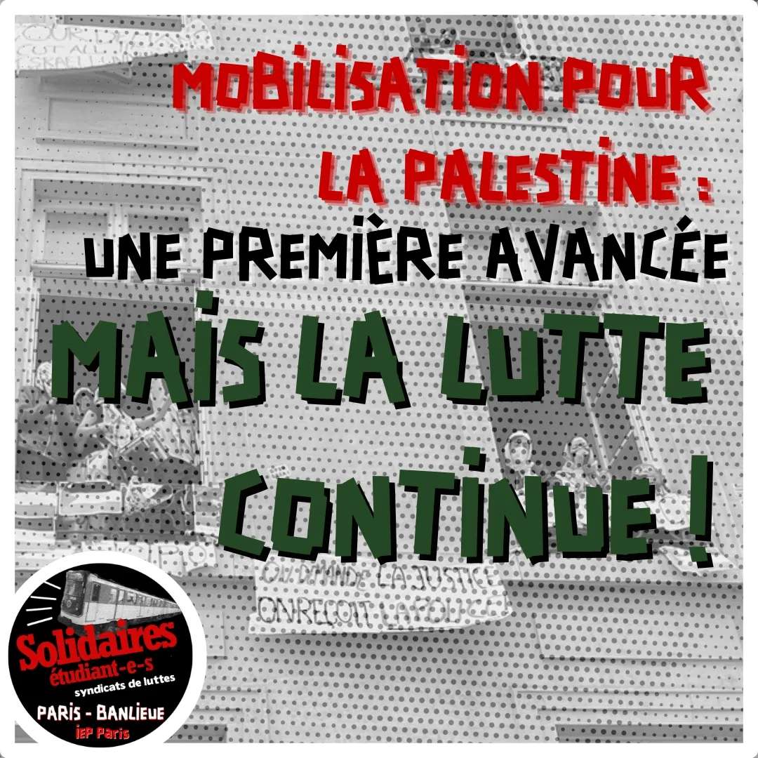 Solidaires Étudiant-e-s Paris-Banlieue tweet media