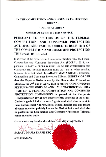 Competition and Consumer Protection Tribunal tweet media