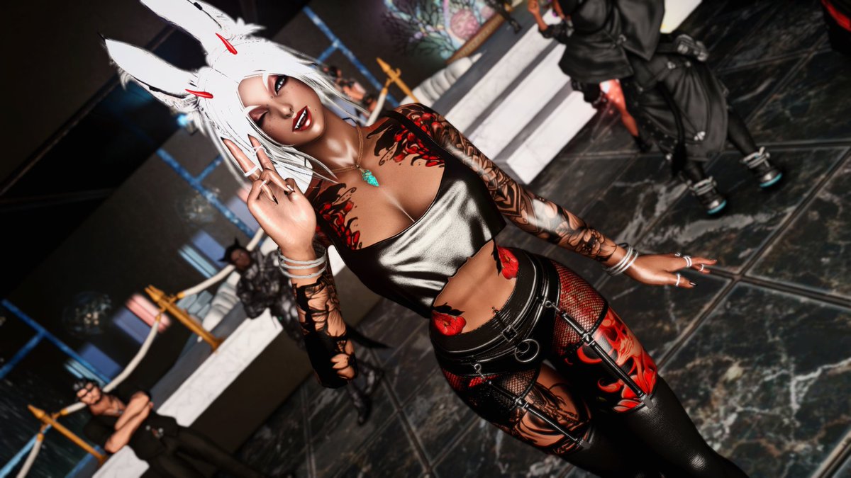 MrsValentine91's tweet photo. In a mesmerizing display of beauty and poise, she commands the stage with a confidence that leaves the crowd in awe of her charm.

#gposers #gpose #ffxivscreenshots #viera #ffxiv #ffxivglamour #ffxivinstagram #ffxivphotography #ffxivlight #ffxivgpose https://t.co/SLtWM4pD6T