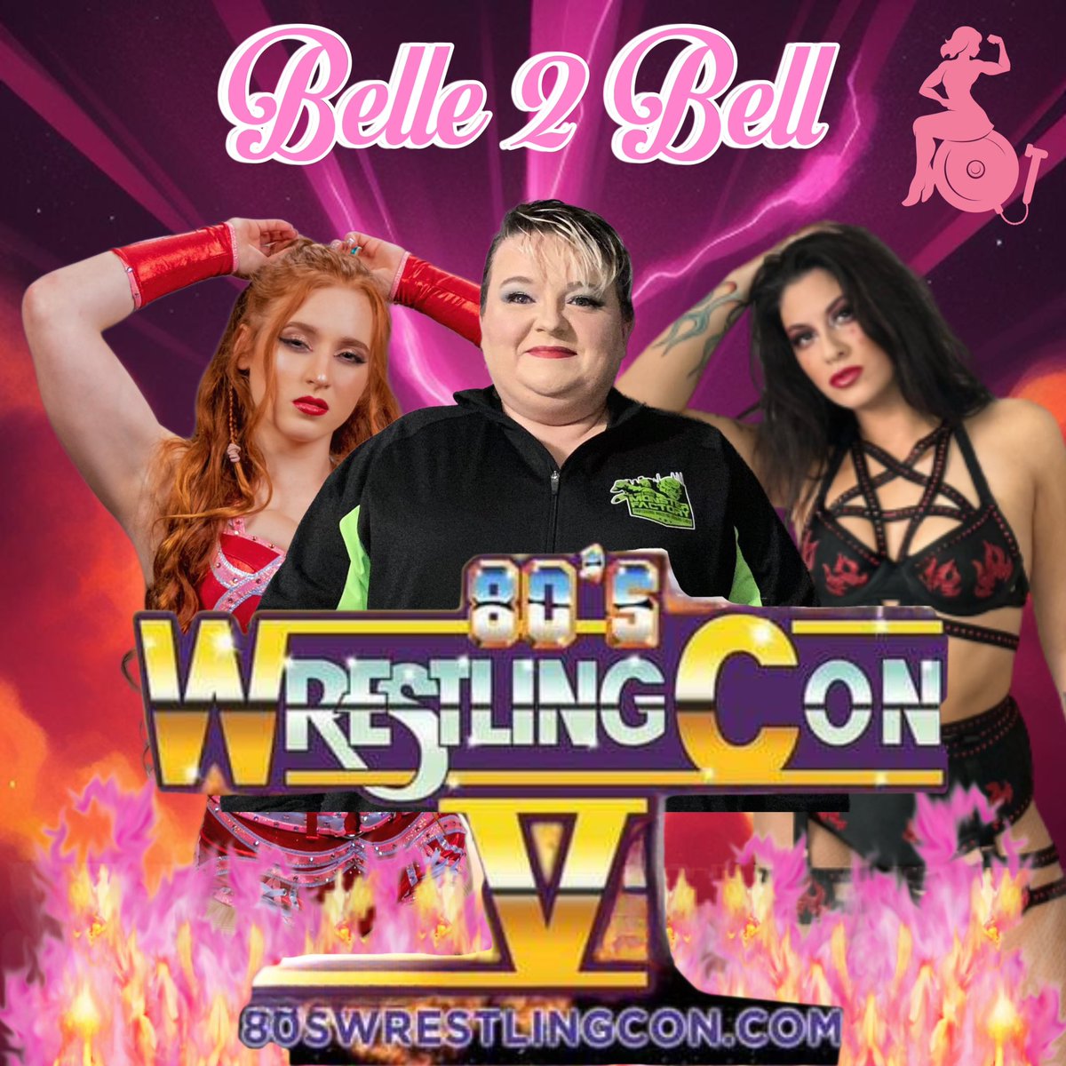 This weekend you can come to @80sWrestlingCon and meet @WrestlingMissy, @notorious_mimi & @vicious_vicki_ along with others! We hope to see you there!