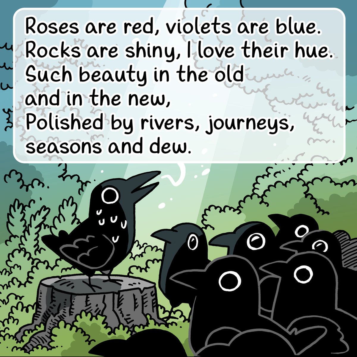 New Crow Time > POETRY [1/4] 🎀 