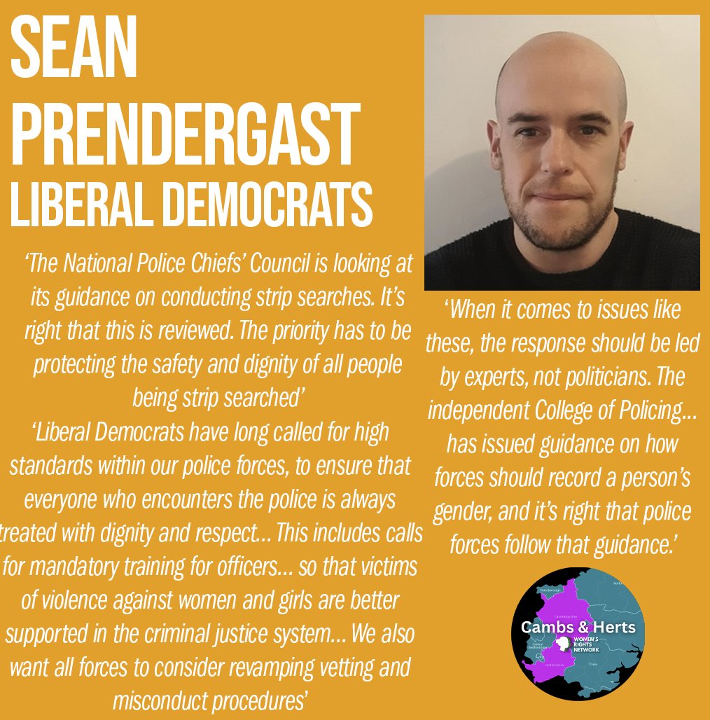 In last @Seanlibdem. Sean didn't opine on the first 3 questions, saying he'd 'leave it to experts' but then quoted the College of Policing who have come under fire for example regarding non-crime hate incidents. Stonewall law is not the law in this country. @LibVoice4Women