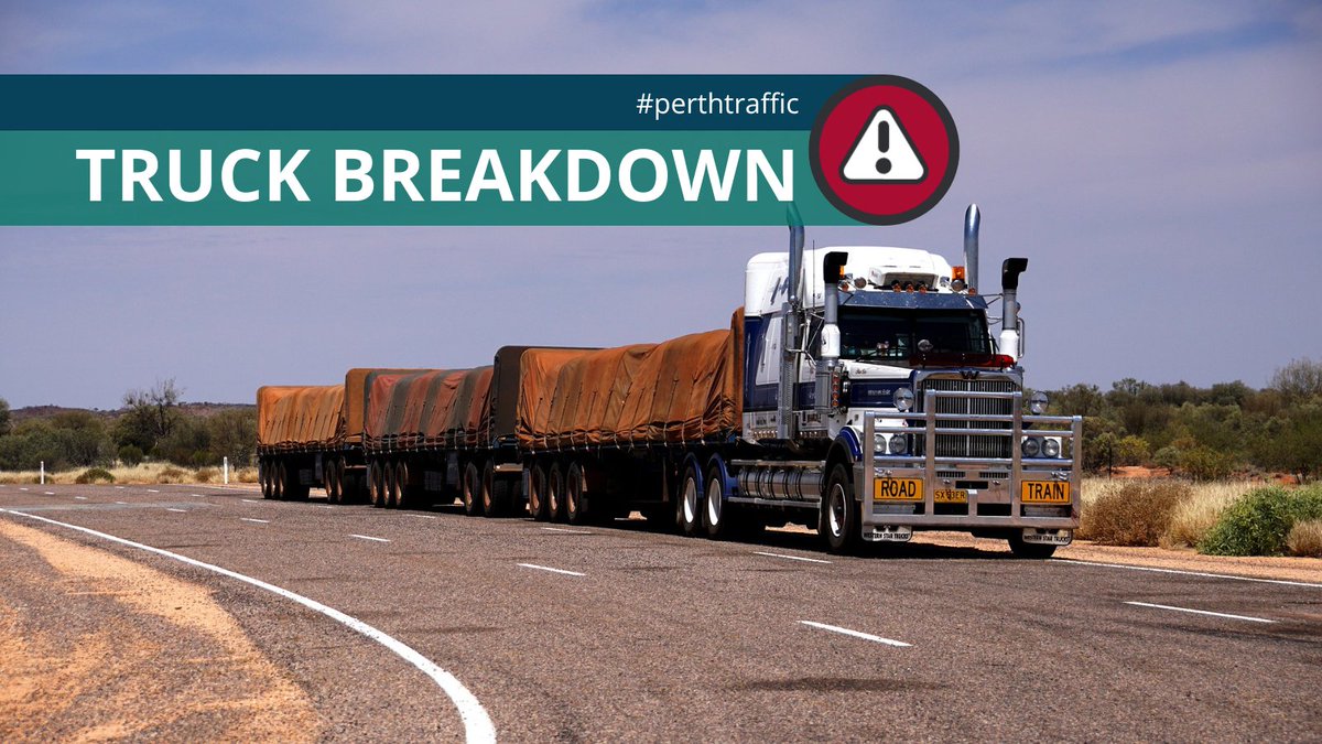 TRUCK BREAKDOWN – STIRLING HIGHWAY NORTHBOUND AT TYDMEAN ROAD AND JOHN STREET, NORTH FREMANTLE
Right lane closed
Exercise extreme caution
#perthtraffic ow.ly/uyWU50Rr2PV