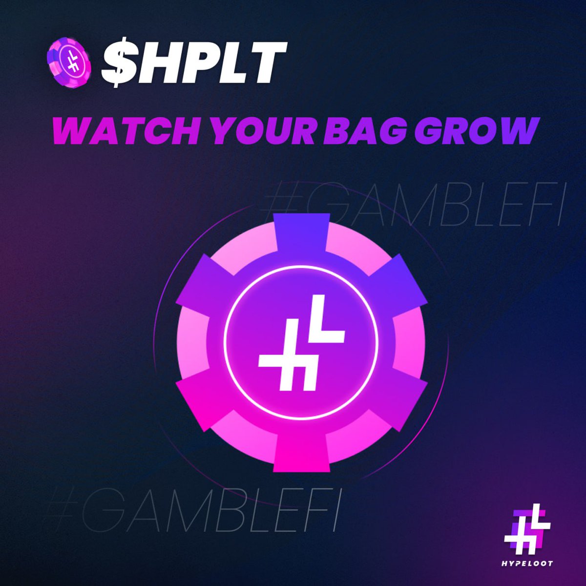 HypeLootCom's tweet photo. ✌️Gang Gang!! 

$HPLT is leading #GambleFi world. 

💰 Get in on the ground floor and watch your bag grow. 

Join the presale

➡️ https://t.co/jXHUskKYPm https://t.co/4PF2qhy7en